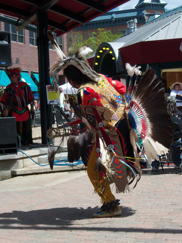Traditional Native American dancing and music
