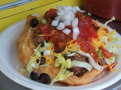 Indian tacos - you know you want one!